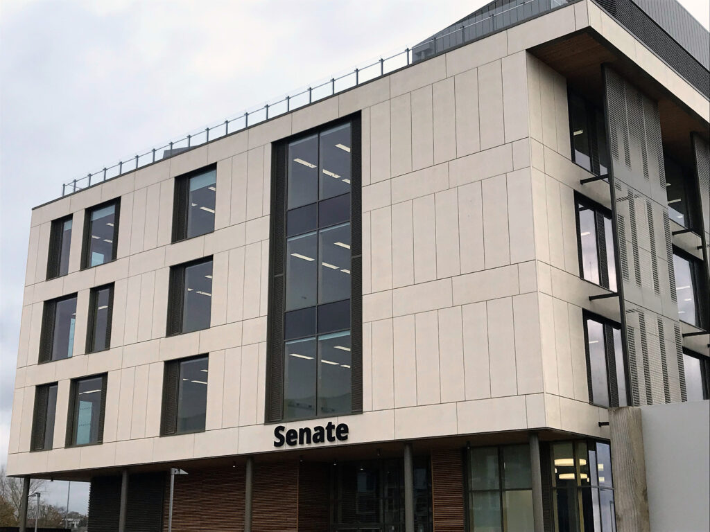 UK NORTHAMPTON UNIVERSITY  Senate Building ACA COQ ART COD Vertical scaled